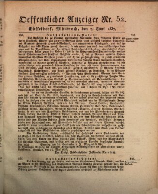 Amtsblatt für den Regierungsbezirk Düsseldorf Mittwoch 7. Juni 1837