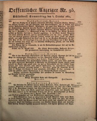 Amtsblatt für den Regierungsbezirk Düsseldorf Donnerstag 5. Oktober 1837