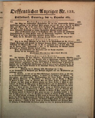 Amtsblatt für den Regierungsbezirk Düsseldorf Sonntag 24. Dezember 1837