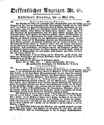 Amtsblatt für den Regierungsbezirk Düsseldorf Dienstag 14. Mai 1839