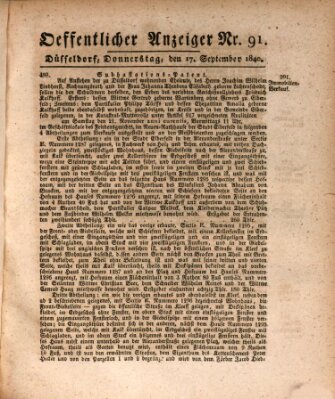 Amtsblatt für den Regierungsbezirk Düsseldorf Donnerstag 17. September 1840