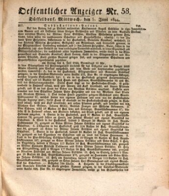 Amtsblatt für den Regierungsbezirk Düsseldorf Mittwoch 5. Juni 1844