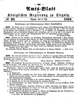 Amts-Blatt der Preußischen Regierung zu Liegnitz Samstag 9. Juli 1864