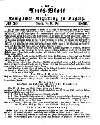 Amts-Blatt der Preußischen Regierung zu Liegnitz Samstag 19. Mai 1866