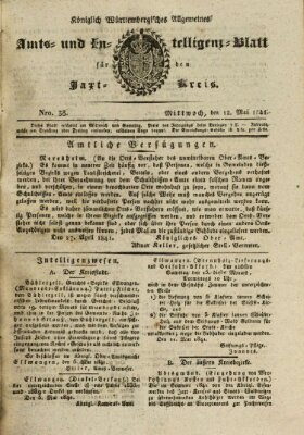 Allgemeines Amts- und Intelligenz-Blatt für den Jaxt-Kreis Mittwoch 12. Mai 1841