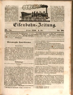 Eisenbahn-Zeitung Sonntag 3. Mai 1846