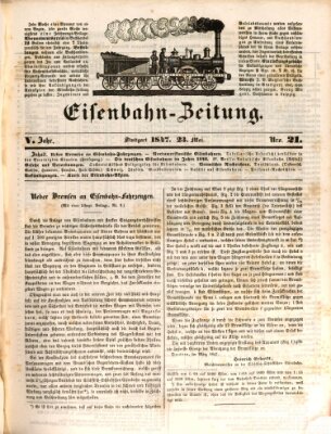 Eisenbahn-Zeitung Sonntag 23. Mai 1847