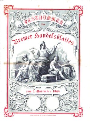 Bremer Handelsblatt Samstag 5. November 1864