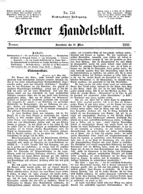 Bremer Handelsblatt Samstag 10. März 1866