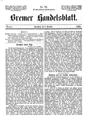 Bremer Handelsblatt Samstag 8. Dezember 1866