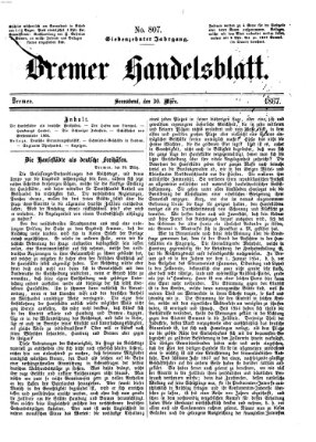 Bremer Handelsblatt Samstag 30. März 1867