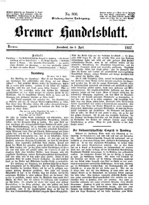 Bremer Handelsblatt Samstag 6. April 1867