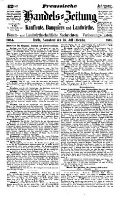 Preußische Handelszeitung Samstag 25. Juli 1868