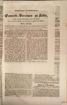 Allgemeines Organ für Handel und Gewerbe und damit verwandte Gegenstände Sonntag 8. Dezember 1839