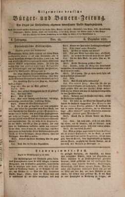 Allgemeine deutsche Bürger- und Bauern-Zeitung (Bauern-Zeitung aus Frauendorf) Dienstag 6. Dezember 1831