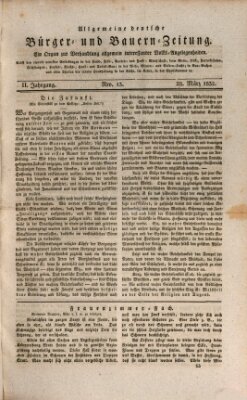 Allgemeine deutsche Bürger- und Bauern-Zeitung (Bauern-Zeitung aus Frauendorf) Mittwoch 28. März 1832