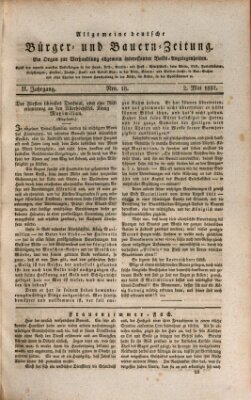 Allgemeine deutsche Bürger- und Bauern-Zeitung (Bauern-Zeitung aus Frauendorf) Mittwoch 2. Mai 1832