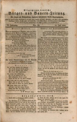 Allgemeine deutsche Bürger- und Bauern-Zeitung (Bauern-Zeitung aus Frauendorf) Donnerstag 12. Juli 1832