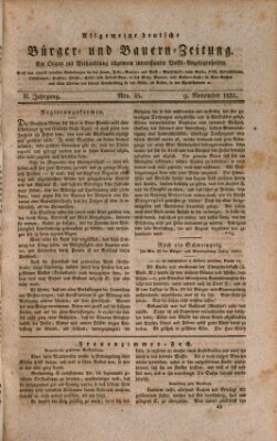 Allgemeine deutsche Bürger- und Bauern-Zeitung (Bauern-Zeitung aus Frauendorf) Freitag 9. November 1832