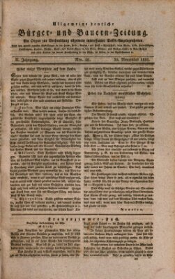 Allgemeine deutsche Bürger- und Bauern-Zeitung (Bauern-Zeitung aus Frauendorf) Freitag 30. November 1832