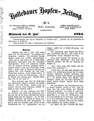 Allgemeine Hopfen-Zeitung Mittwoch 6. Juli 1864