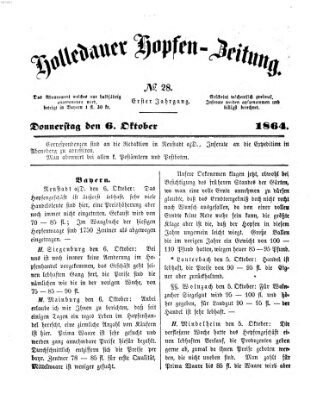 Allgemeine Hopfen-Zeitung Donnerstag 6. Oktober 1864