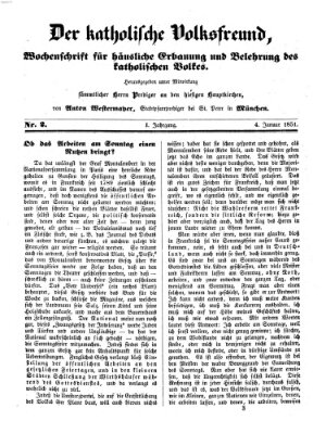 Der katholische Volksfreund Samstag 4. Januar 1851