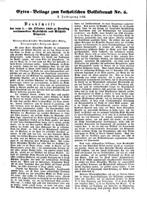 Der katholische Volksfreund Samstag 25. Januar 1851