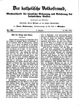 Der katholische Volksfreund Samstag 24. Mai 1851