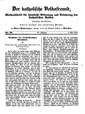 Der katholische Volksfreund Samstag 6. Mai 1854