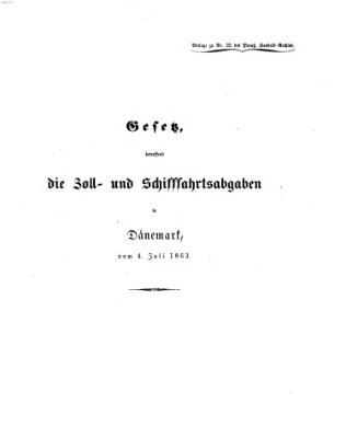 Preußisches Handels-Archiv Freitag 27. Mai 1864