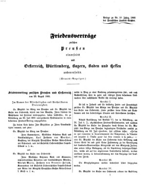 Preußisches Handels-Archiv Freitag 21. September 1866