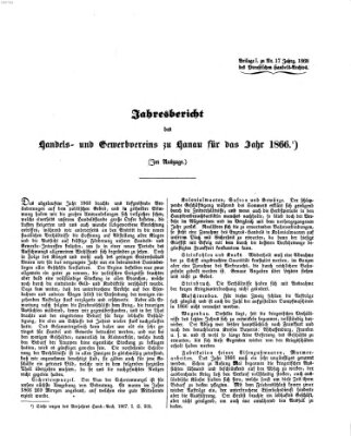 Preußisches Handels-Archiv Freitag 24. April 1868