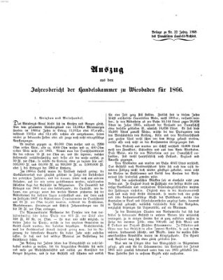 Preußisches Handels-Archiv Freitag 29. Mai 1868