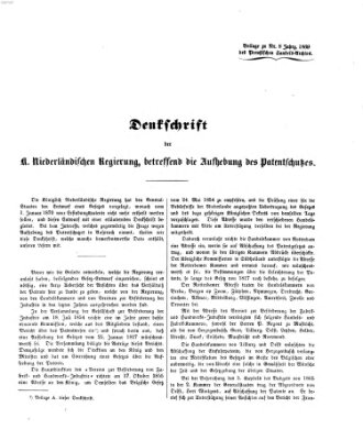 Preußisches Handels-Archiv Freitag 19. Februar 1869