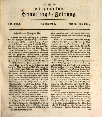 Allgemeine Handlungs-Zeitung Samstag 9. Juli 1814