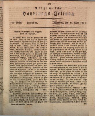 Allgemeine Handlungs-Zeitung Dienstag 23. Mai 1815