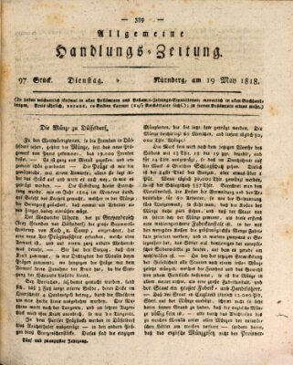 Allgemeine Handlungs-Zeitung Dienstag 19. Mai 1818