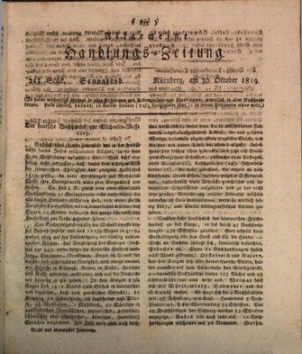 Allgemeine Handlungs-Zeitung Samstag 30. Oktober 1819