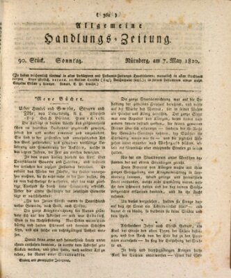 Allgemeine Handlungs-Zeitung Sonntag 7. Mai 1820