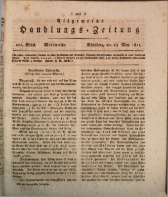 Allgemeine Handlungs-Zeitung Mittwoch 23. Mai 1821