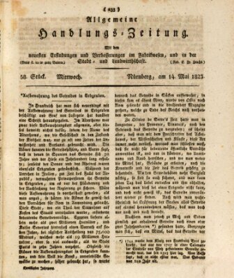 Allgemeine Handlungs-Zeitung Mittwoch 14. Mai 1823