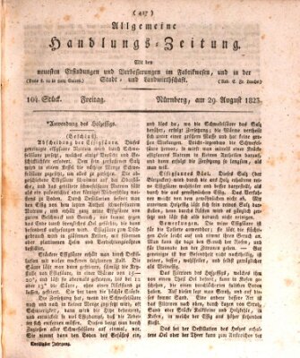 Allgemeine Handlungs-Zeitung Freitag 29. August 1823