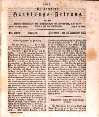 Allgemeine Handlungs-Zeitung Sonntag 28. Dezember 1823