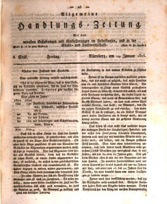 Allgemeine Handlungs-Zeitung Freitag 14. Januar 1825