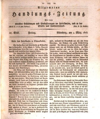 Allgemeine Handlungs-Zeitung Freitag 4. März 1825