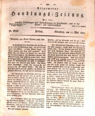 Allgemeine Handlungs-Zeitung Freitag 11. Mai 1827