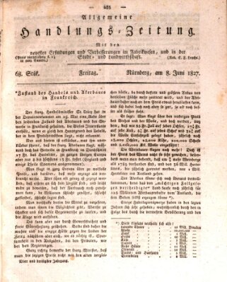 Allgemeine Handlungs-Zeitung Freitag 8. Juni 1827