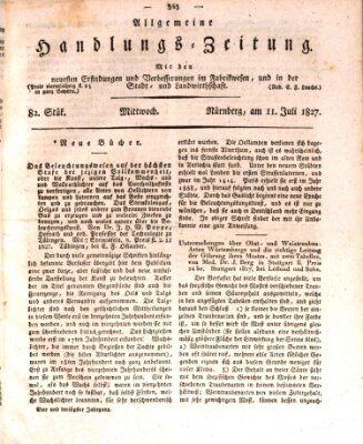 Allgemeine Handlungs-Zeitung Mittwoch 11. Juli 1827