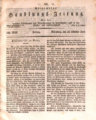 Allgemeine Handlungs-Zeitung Freitag 26. Oktober 1827